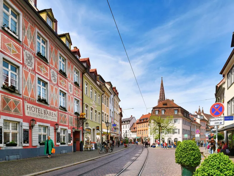 Freiburg, Germany - Hotel Bären in city center