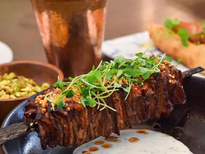 Short rib kebab at Byblos, Miami