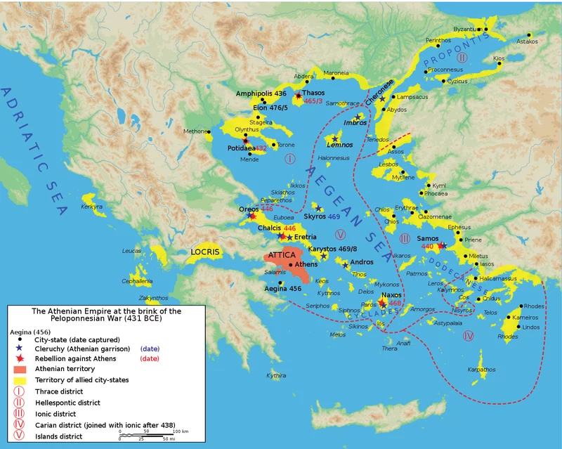 Delian League map