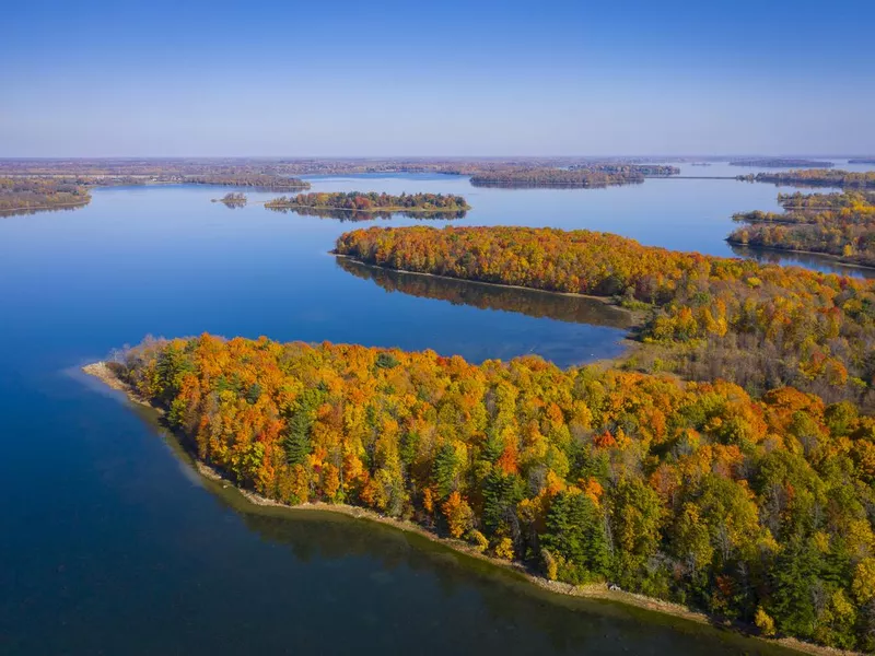 Aerial view of St. Lawrence Park