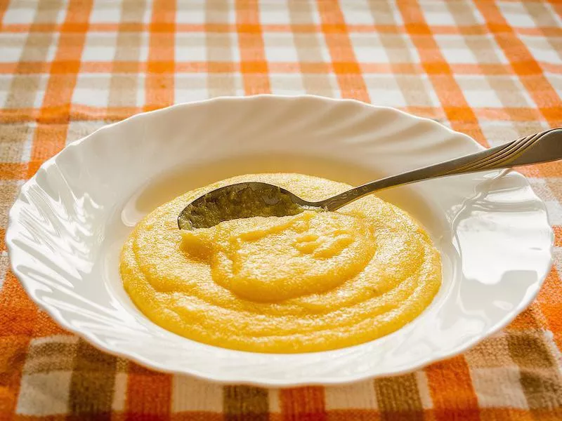 Corn meal porridge