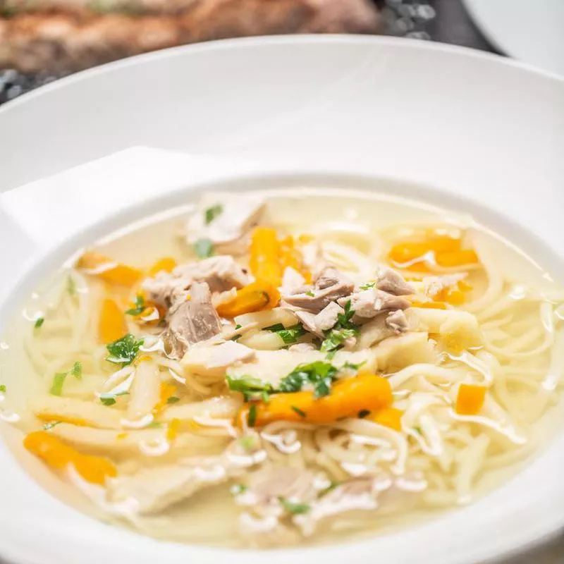 Slovakian chicken soup