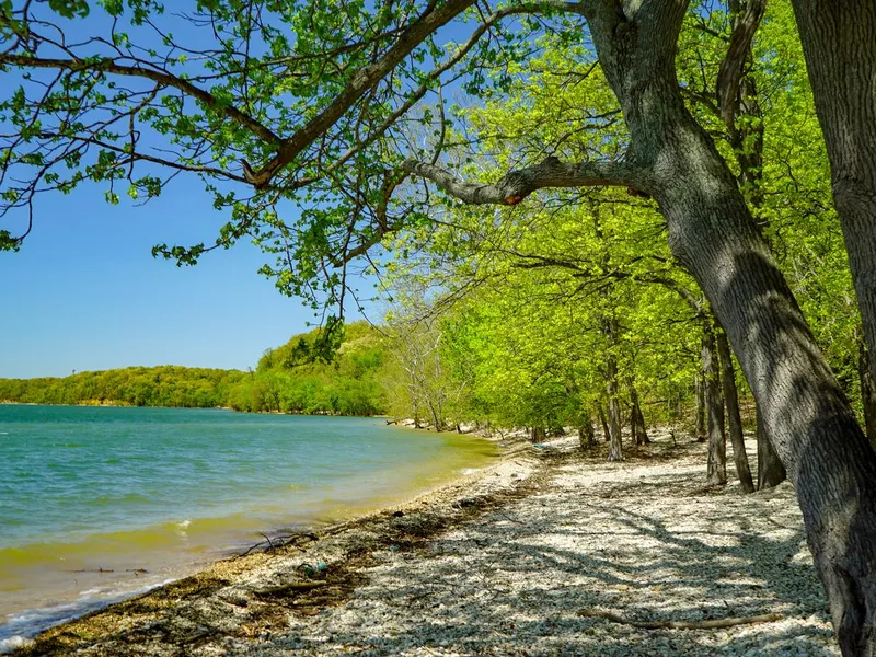 Sunny Beach in Land Between Lakes Kentucky