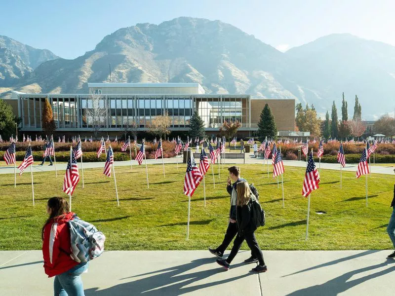 Students at Brigham Young University