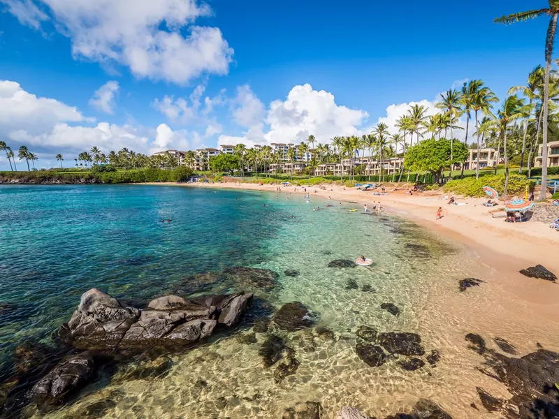 Kapalua beach bay, Maui