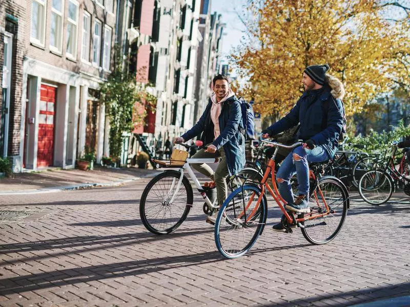 Couple in Amsterdam