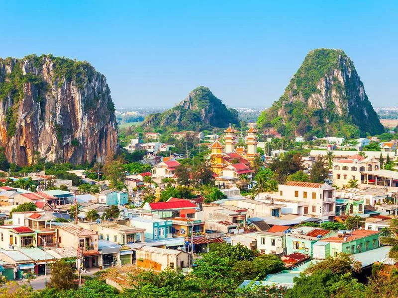 Da Nang Marble Mountains in Vietnam