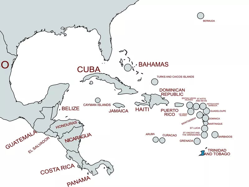 Trinidad map