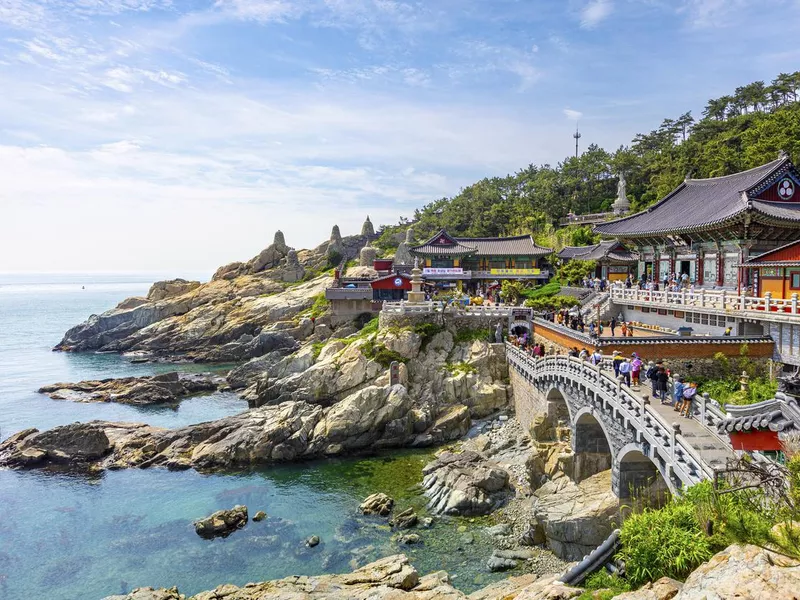 Haedong Yonggungsa Temple in Busan, South Korea.