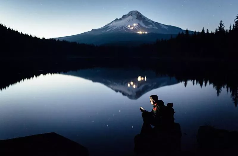 Hiker in Oregon