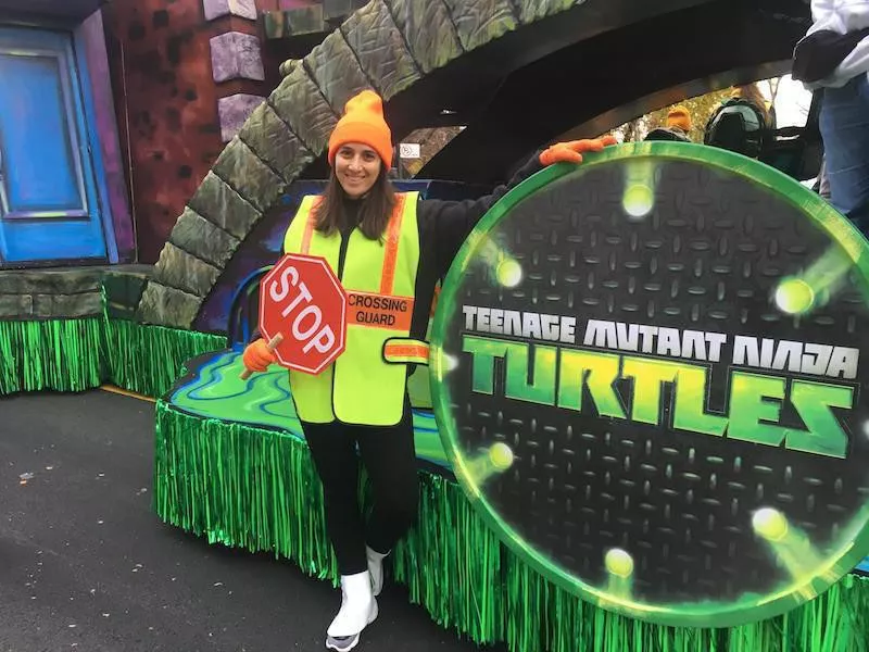 Jordi Lippe-McGraw at the Macy's parade