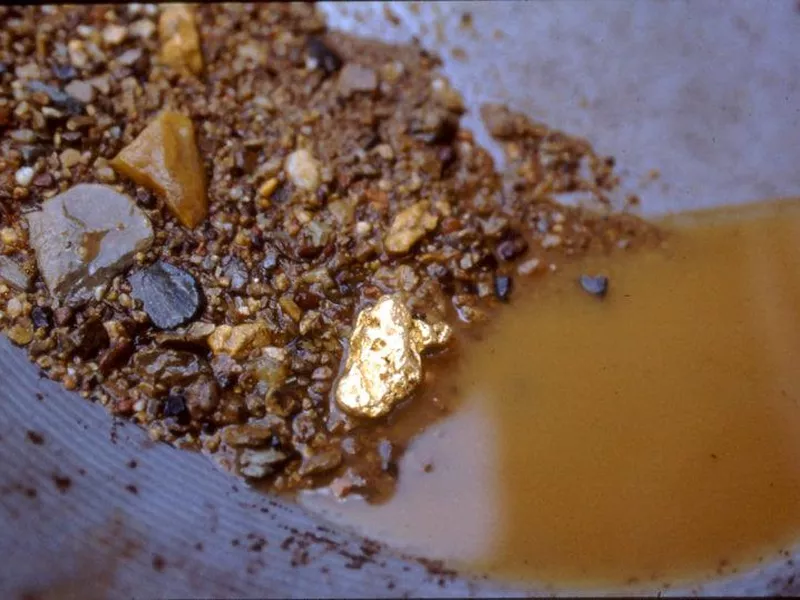 Gold panning in North Carolina