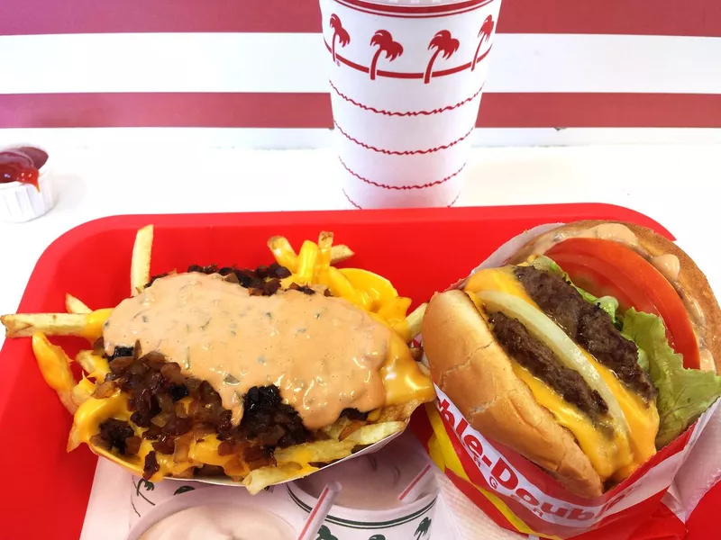 In-N-Out Burger food