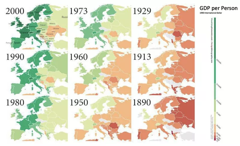 European GDP Map