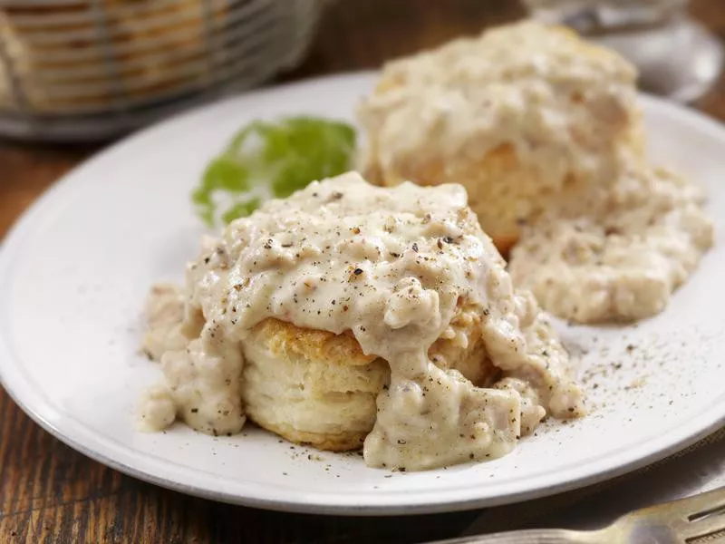 Biscuits and gravy