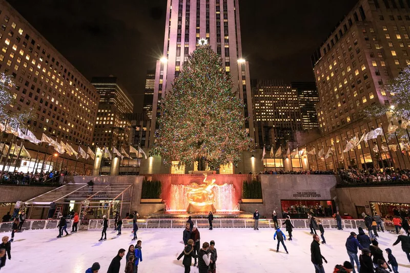 Rockefeller Center skating rink