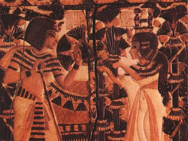 King Tut and Ankhesenamun