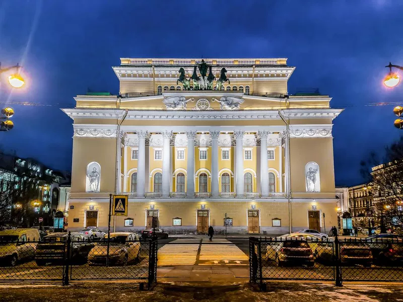 The Alexandrinsky Theatre, St. Petersburg, Russia