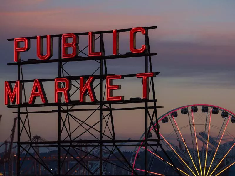 Pike Place Market sign