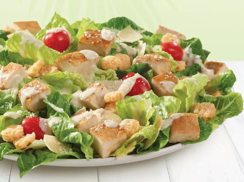 Wendy's parmesan caesar salad