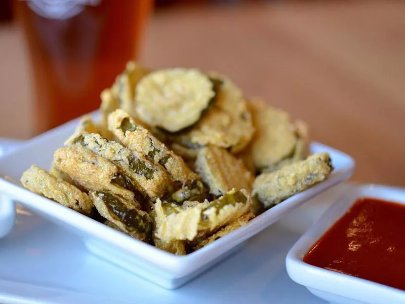 Deep Fried Pickle Chips