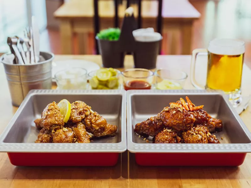 Chimek, Korean fried chicken and beer