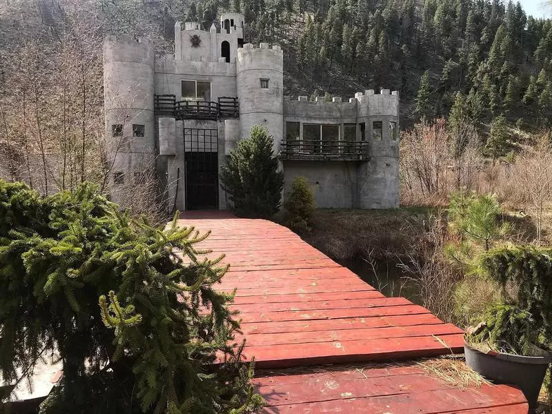 Front of Miller's Castle in Montana