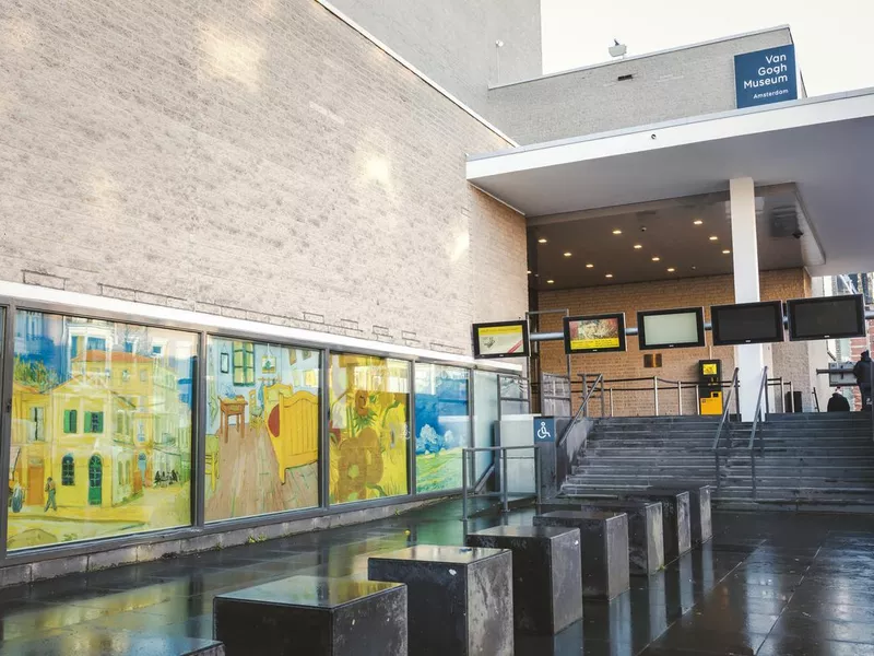 Interior of an Gogh Museum, Amsterdam, Netherlands