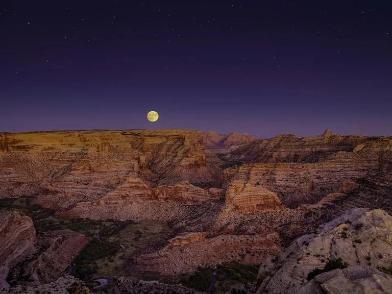 San Rafael Swell, Grand Canyon at night