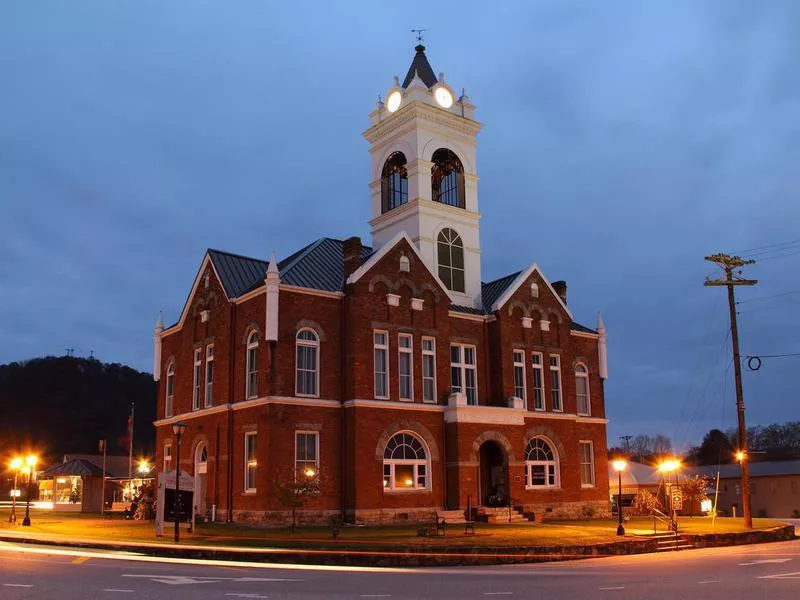 Historic Union County Courthouse in Blairsville, Georgia