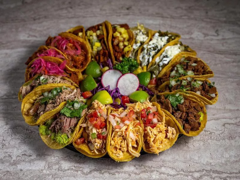 Taco platter