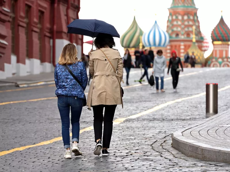 Rain in Moscow