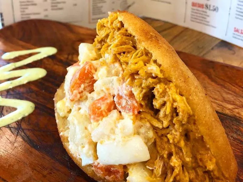 Don Criollito Venezuelan arepa