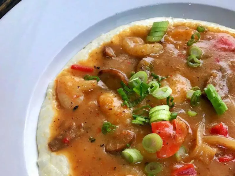 Shrimp & grits at Poogan's Porch