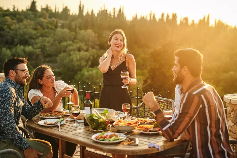 group of people in Greece