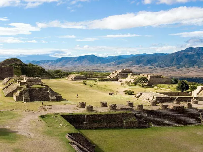 Monte Alban landscape