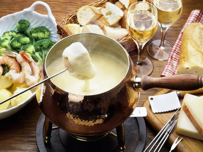 Cheese fondue