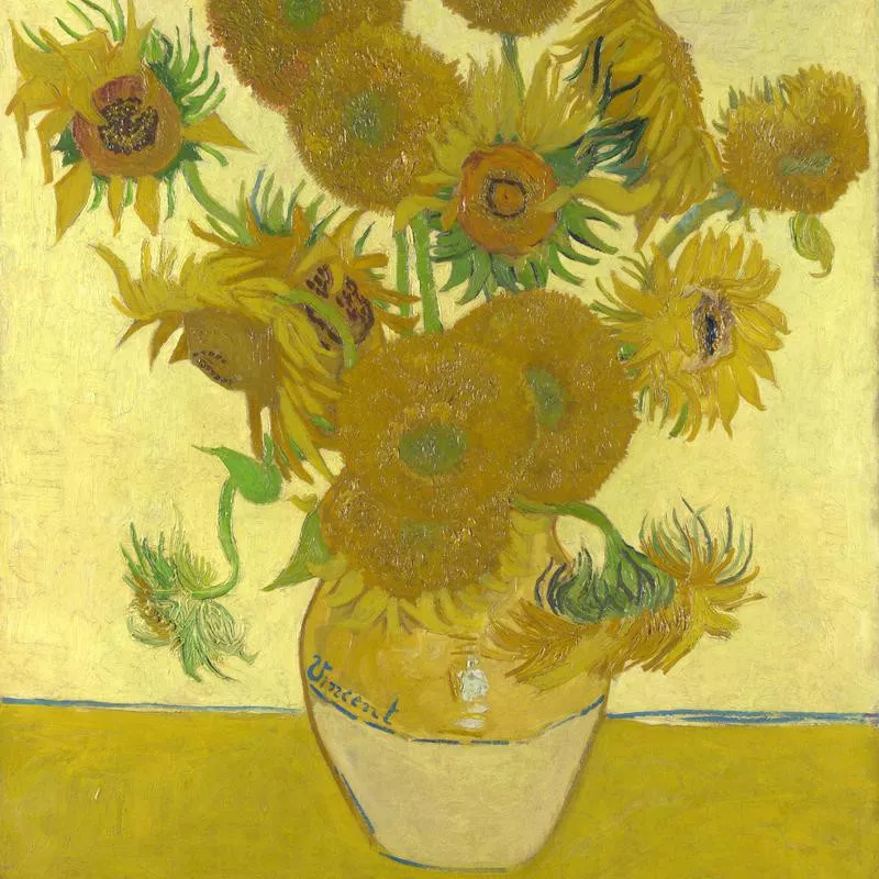 Sunflowers, van Gogh