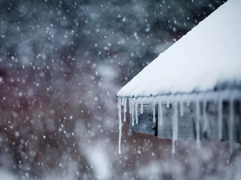 Icicles and Snowstorm