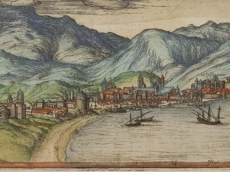 Malaga, Spain in 1572