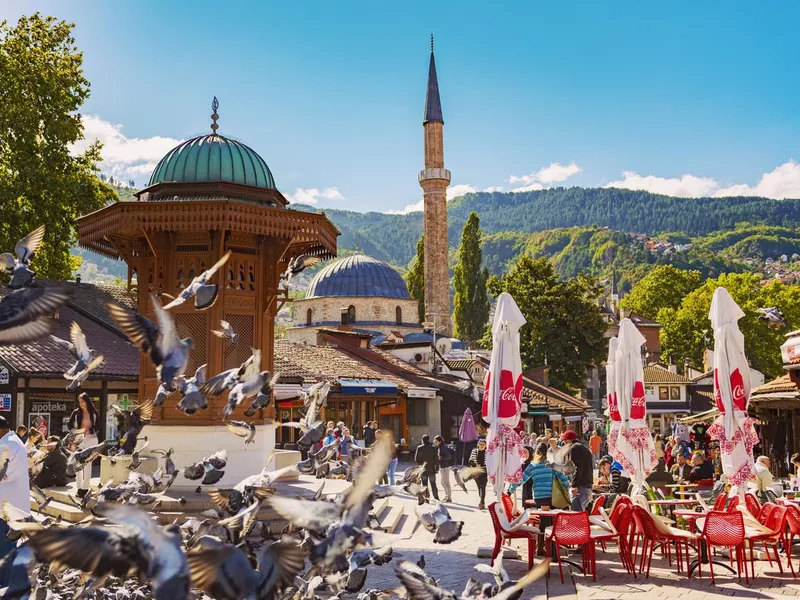 Sebilj fountain at Bascarsija