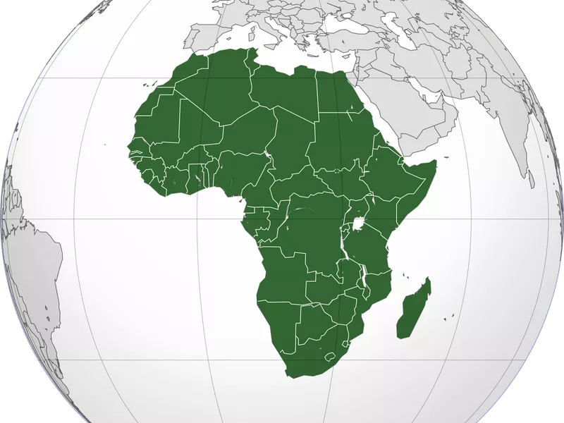 Political map of Africa