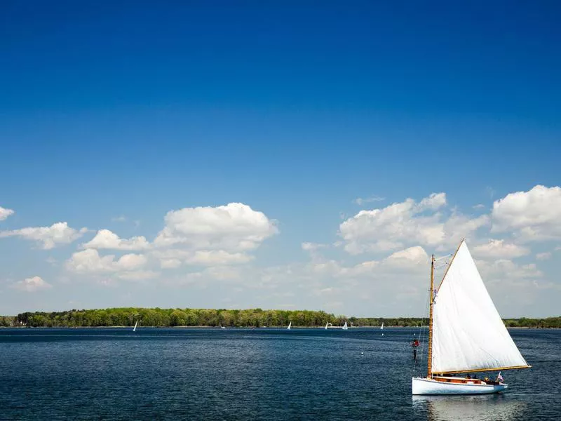 Sailboat St Michaels in Maryland