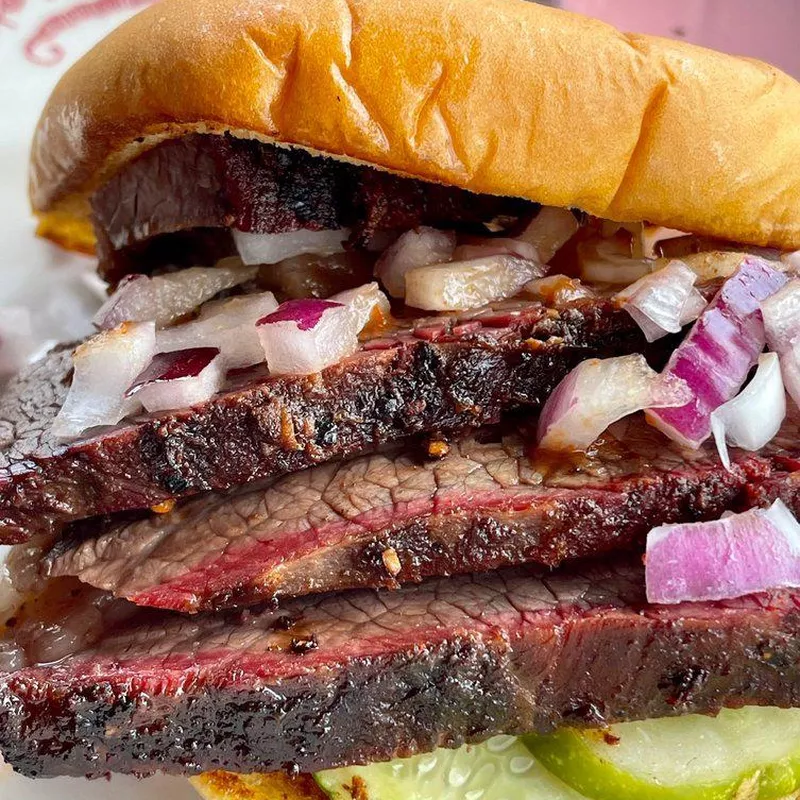 Midwood brisket sandwich