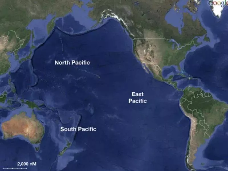 Pacific Ocean Map