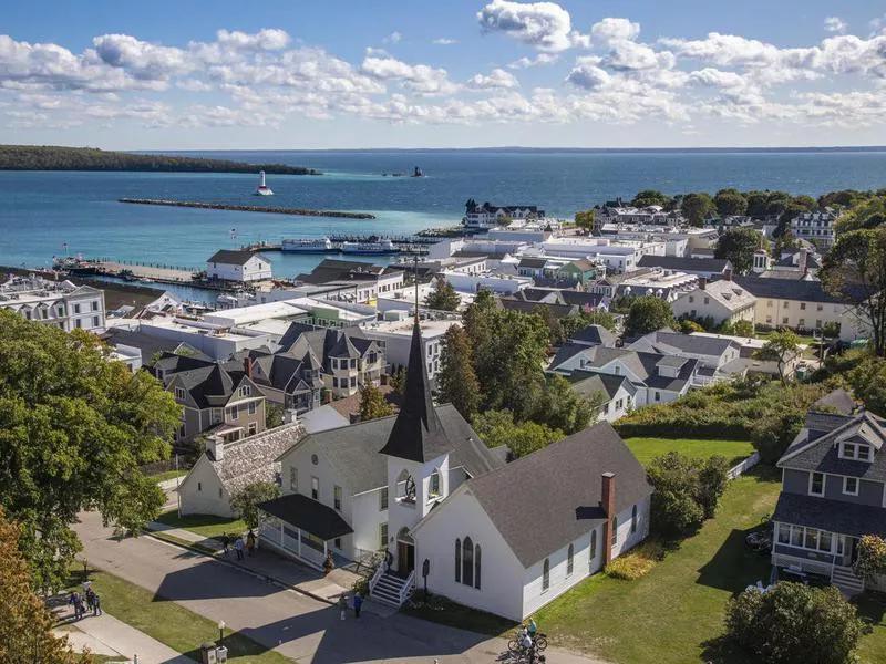 Mackinac Island Town View