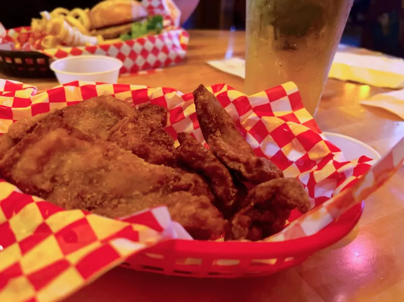 Rocky Mountain oysters and beer