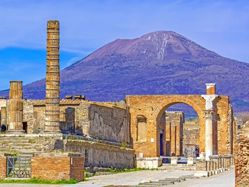 Pompeii ruins in Italy