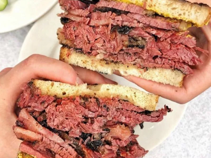 Pastrami on Rye sandwich from Katz's