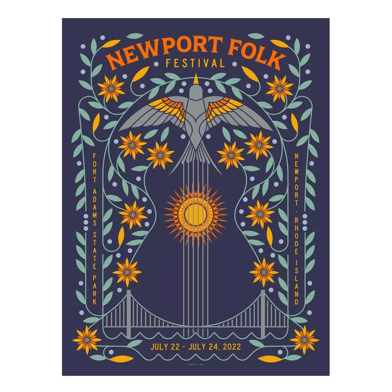 Newport Folk Festival poster